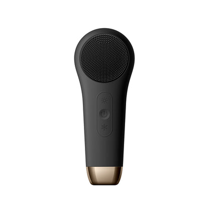 Ultrasonic Hot Cold Electric Silicone Facial Cleansing Brush