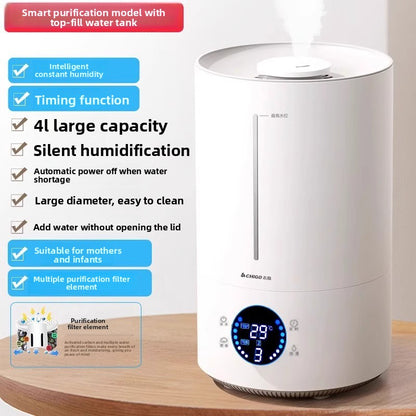 Ultrasonic Humidifier with Aromatherapy and Timer