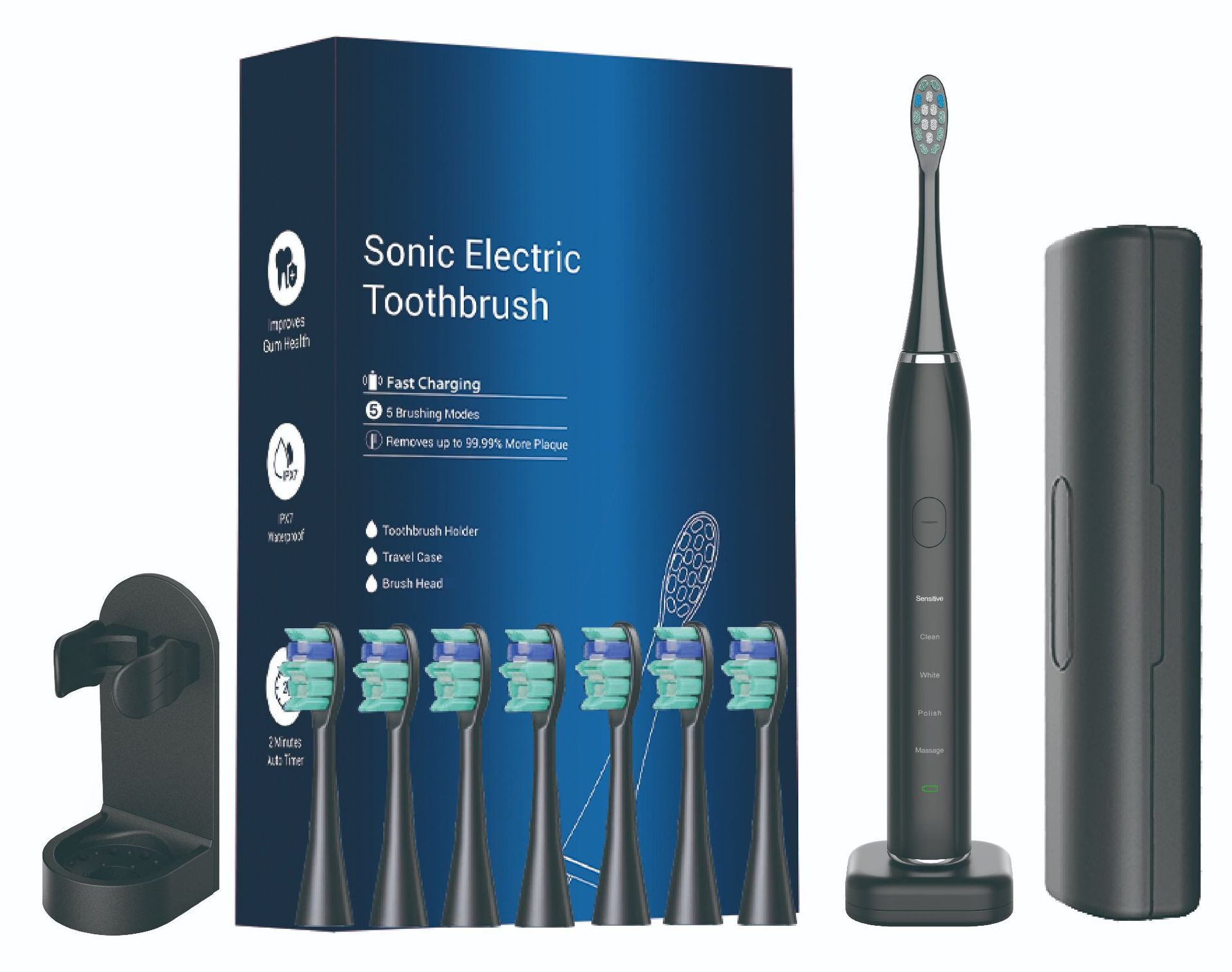 Ultrasonic magnetic levitation electric toothbrush