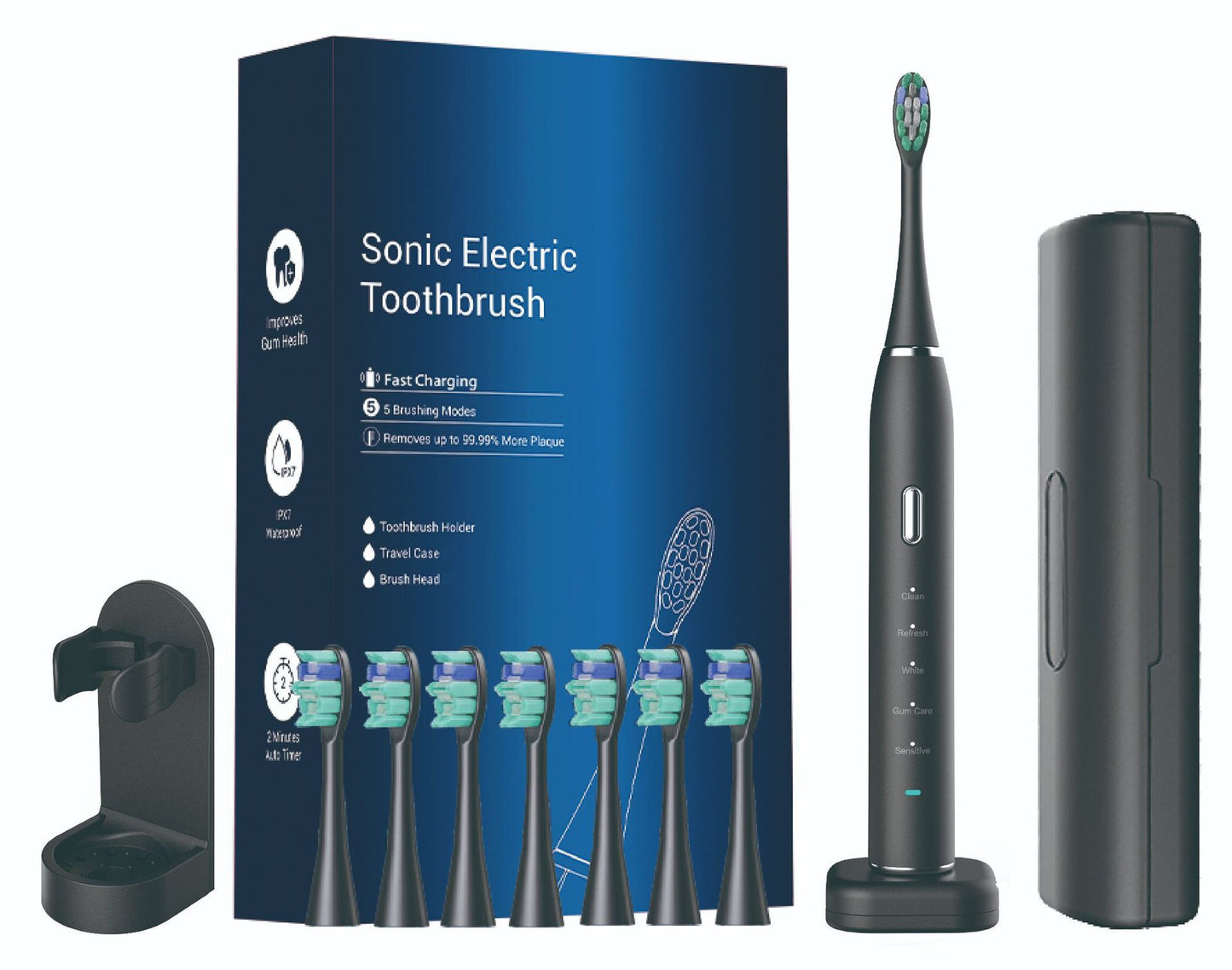 Ultrasonic magnetic levitation electric toothbrush