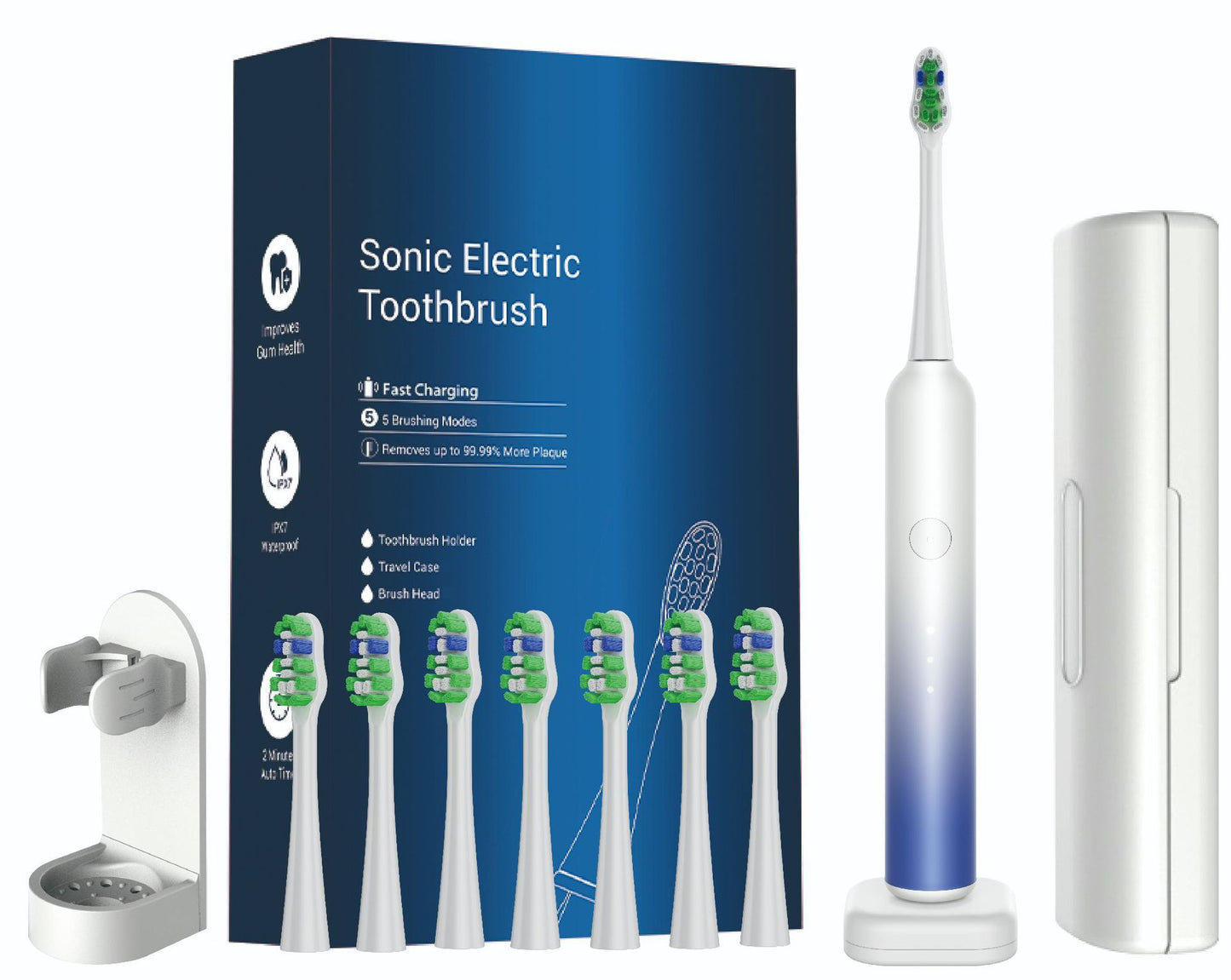 Ultrasonic magnetic levitation electric toothbrush