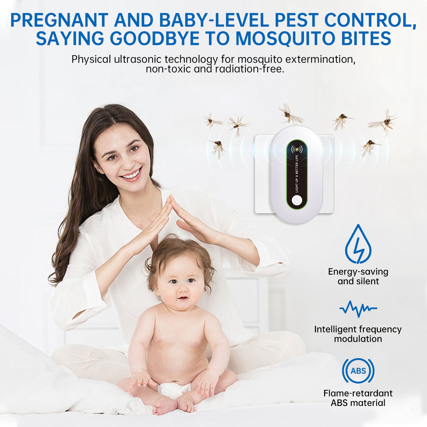 Ultrasonic Mosquito and Rodent Repeller