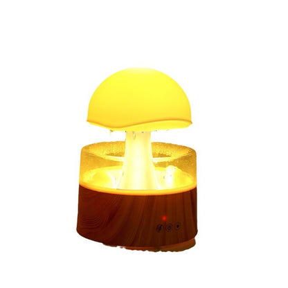 Ultrasonic Raindrop Humidifier with Aromatherapy