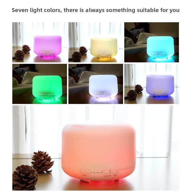 Ultrasonic Wood Grain Aroma Diffuser Humidifier