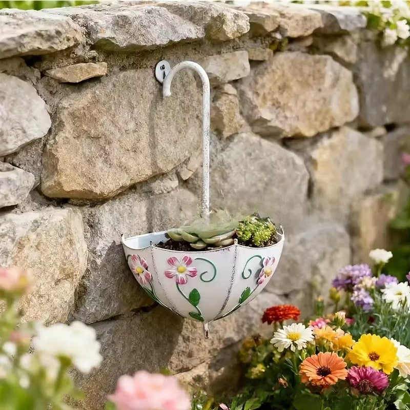 Umbrella Wall Planter