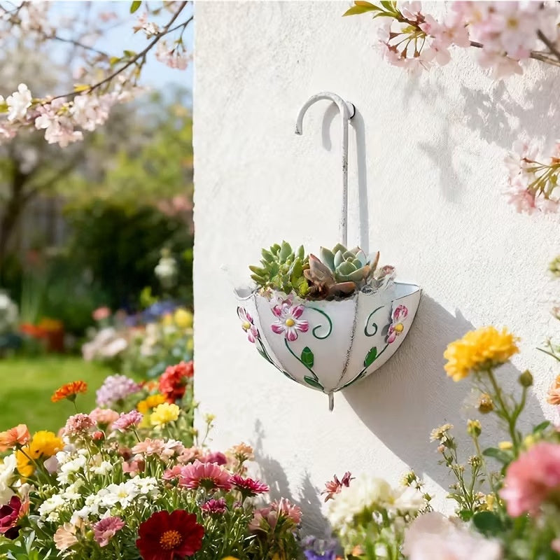 Umbrella Wall Planter