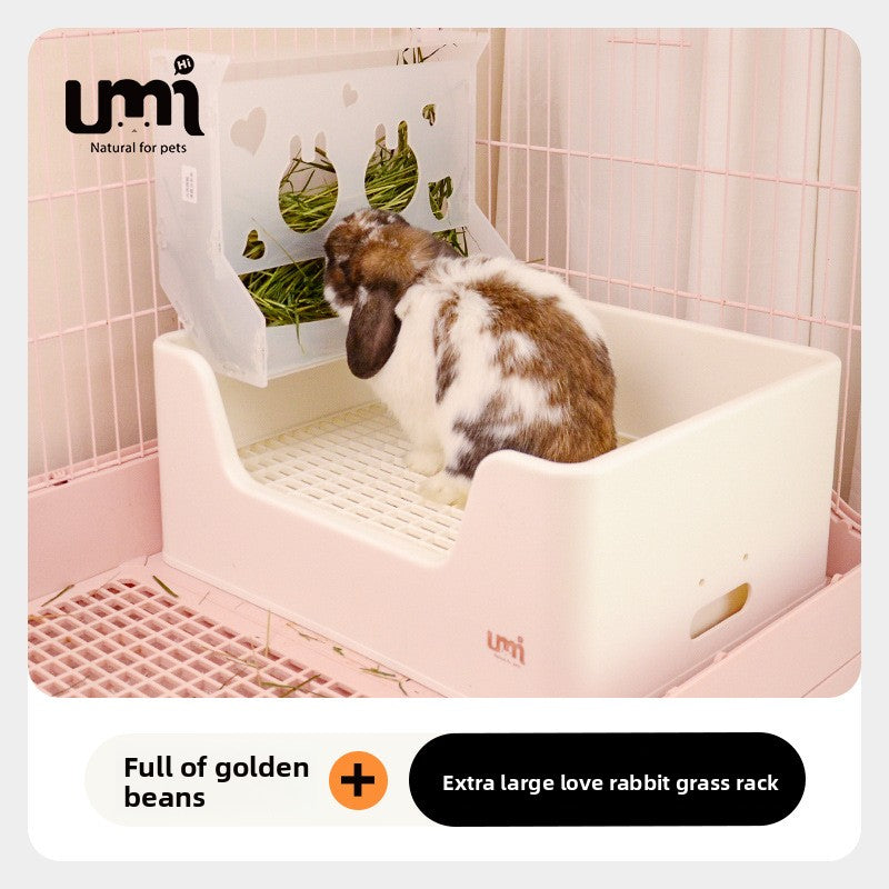 Umi Deluxe Rabbit Toilet Set with Hay Rack