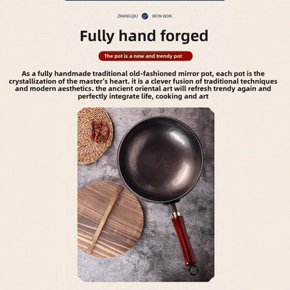 Uncoated small frying pan