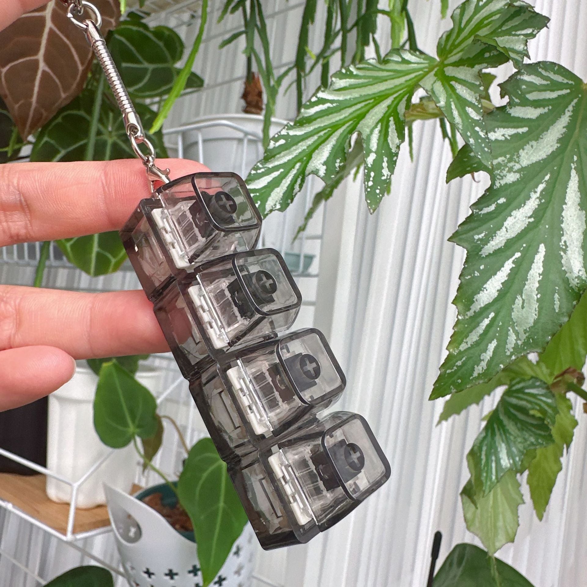 Uncompressed toy keychain hanger