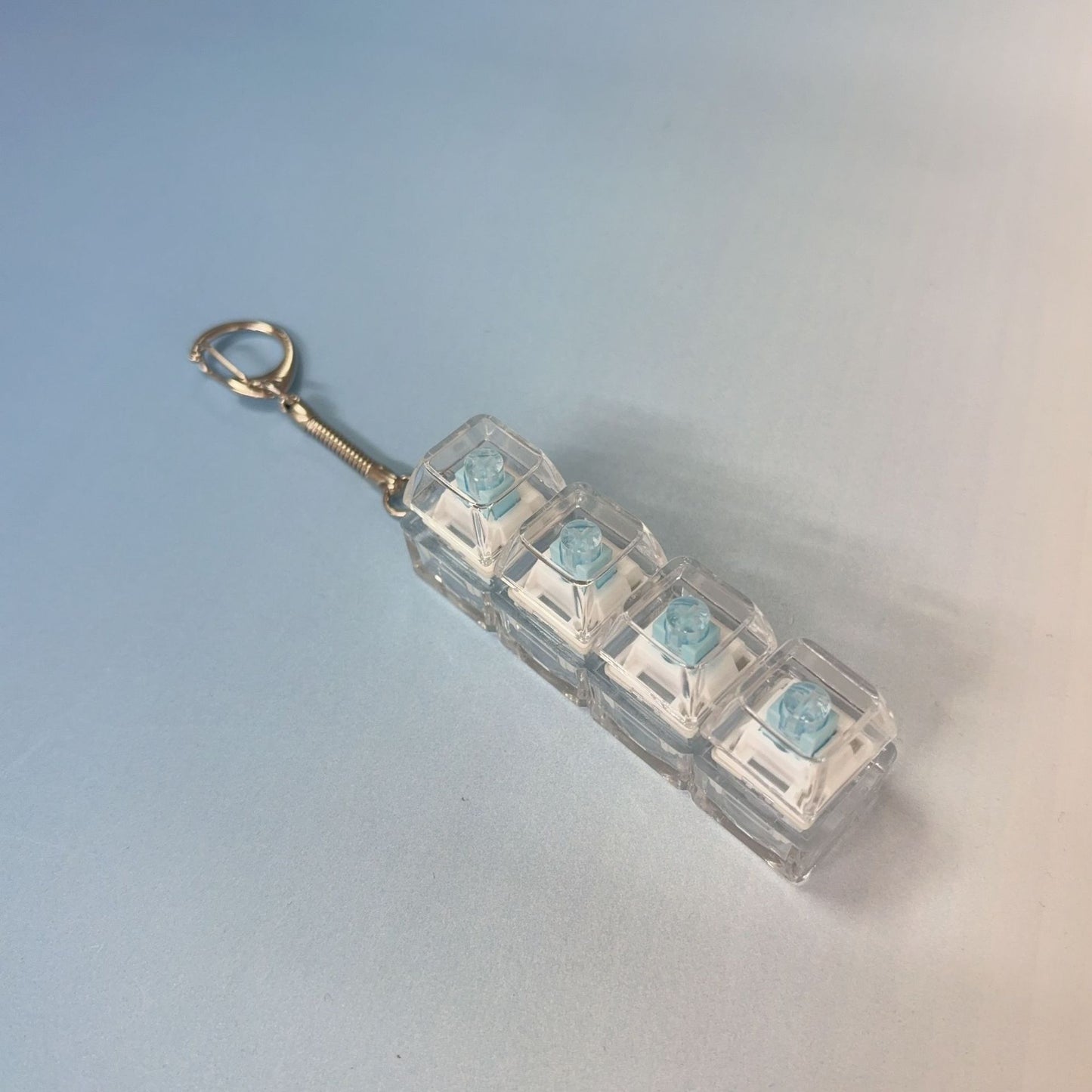Uncompressed toy keychain hanger