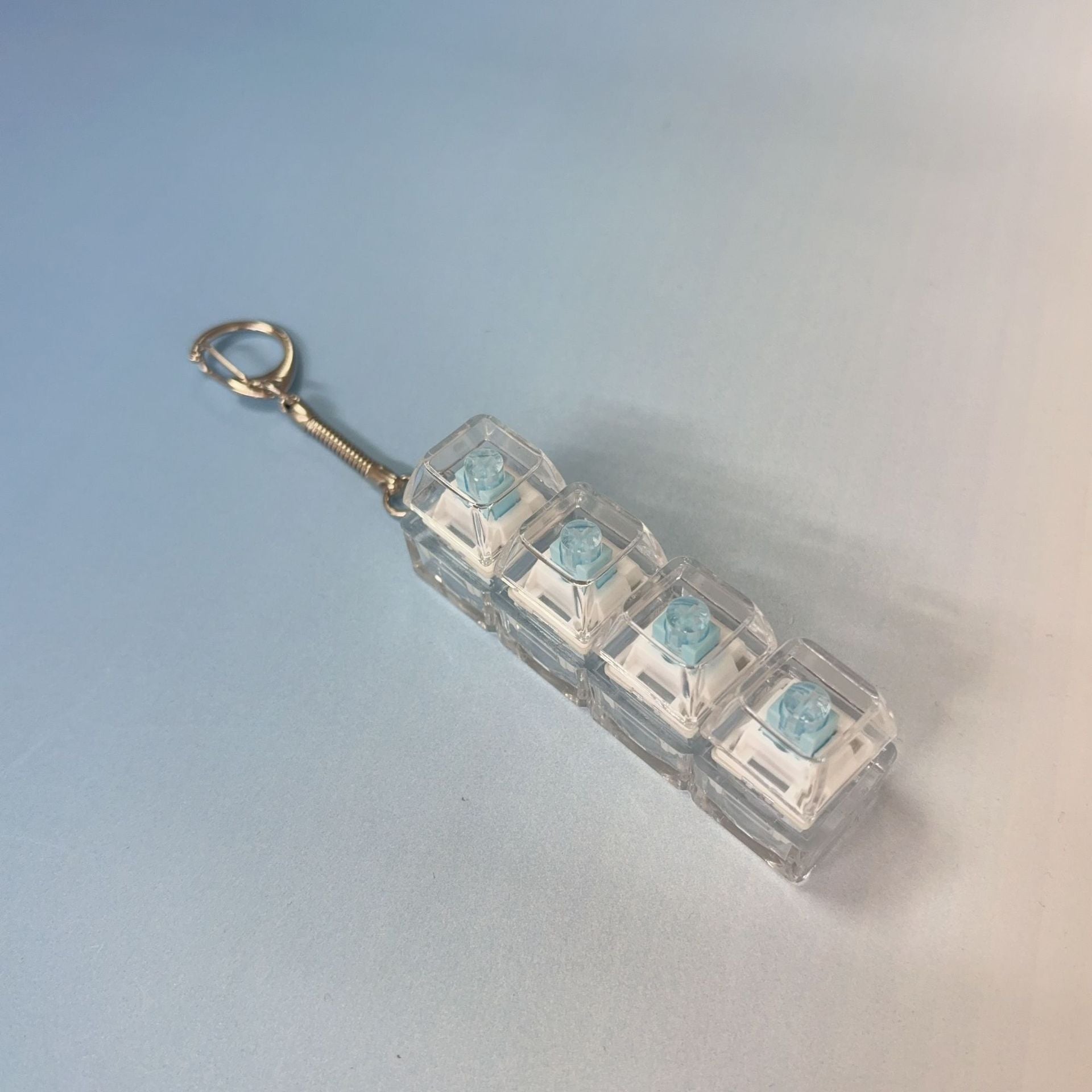 Uncompressed toy keychain hanger