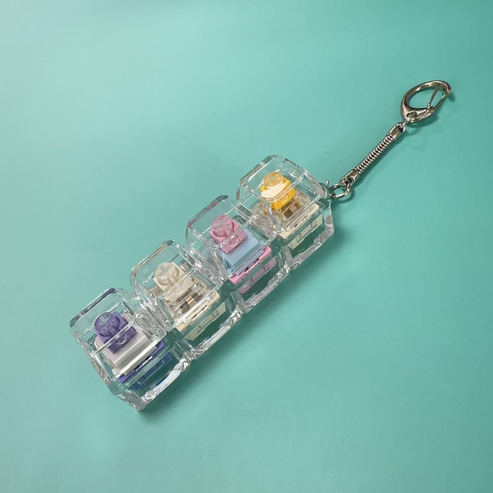 Uncompressed toy keychain hanger