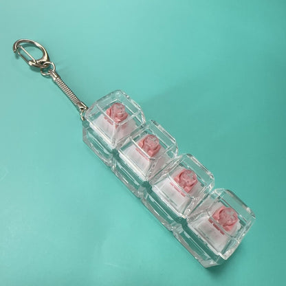 Uncompressed toy keychain hanger