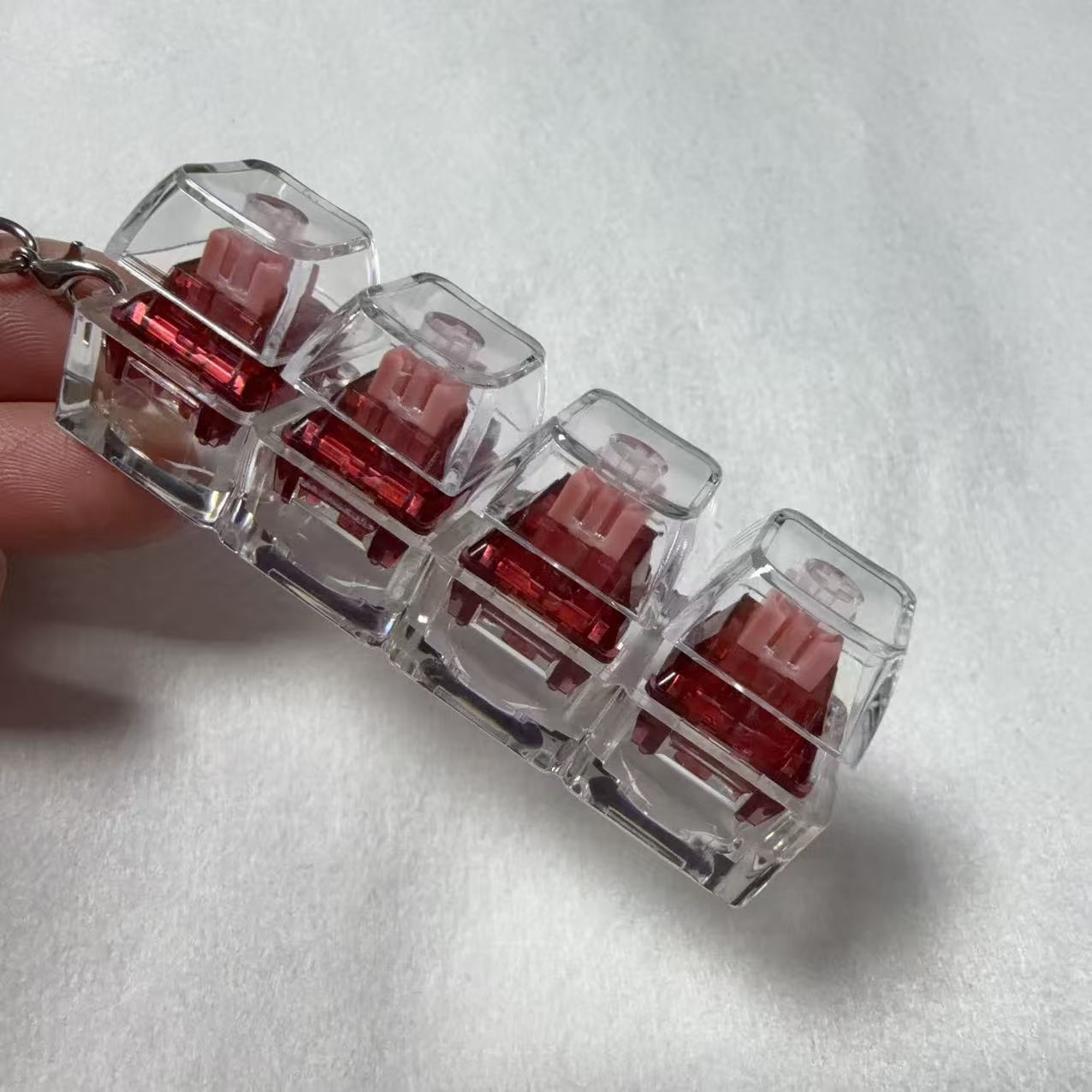 Uncompressed toy keychain hanger