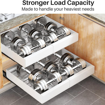 Under Sink Cabinet Pull Out Storage Rack