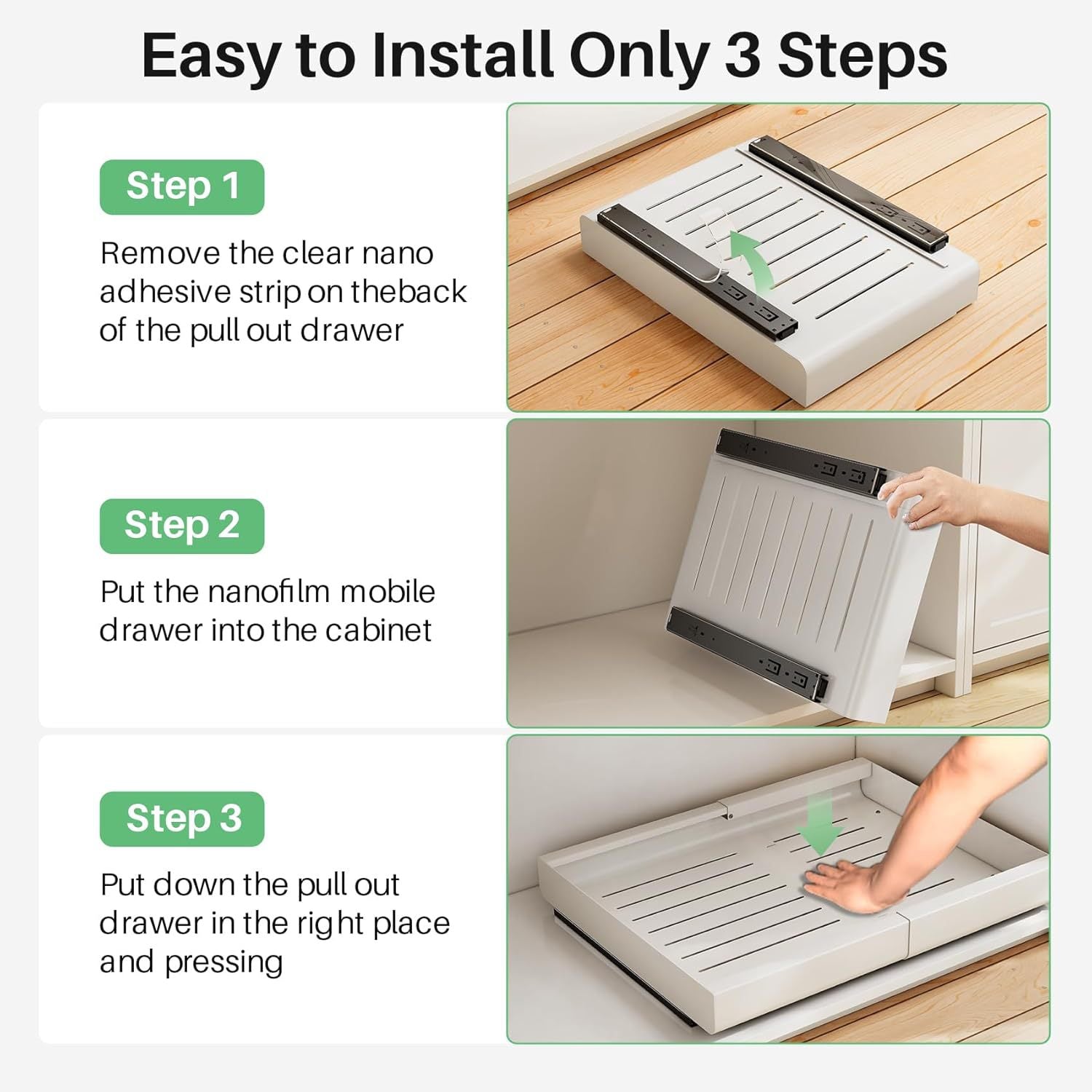 Under Sink Cabinet Pull Out Storage Rack