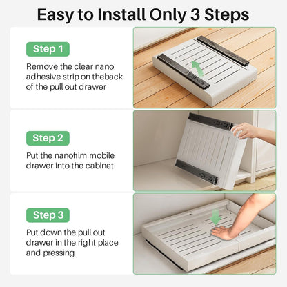 Under Sink Cabinet Pull Out Storage Rack
