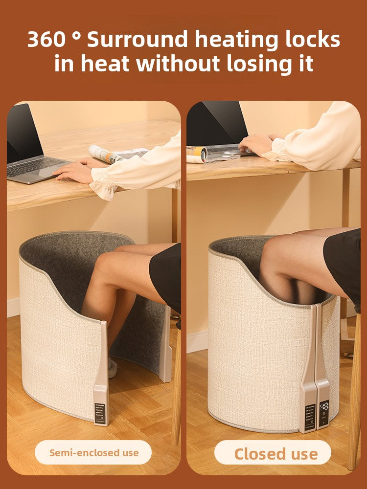 Under-table foot warmer