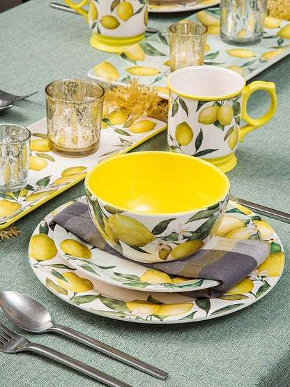Underglaze ceramic tableware