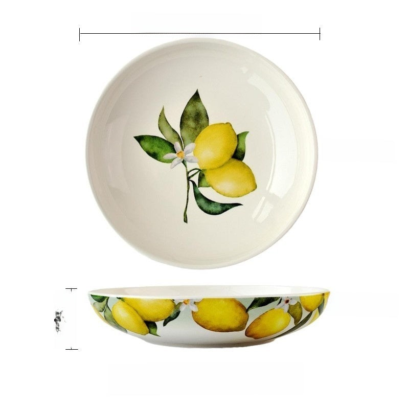 Underglaze ceramic tableware