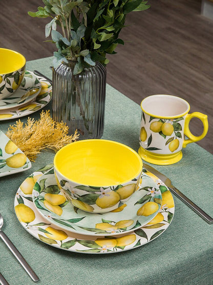 Underglaze ceramic tableware