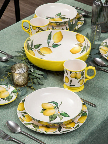 Underglaze ceramic tableware