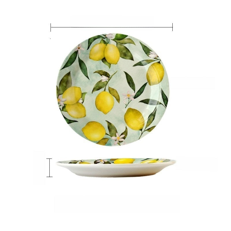 Underglaze ceramic tableware