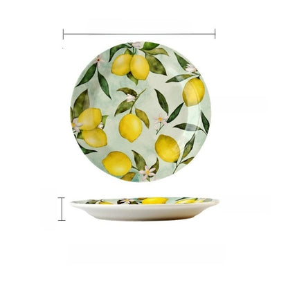 Underglaze ceramic tableware