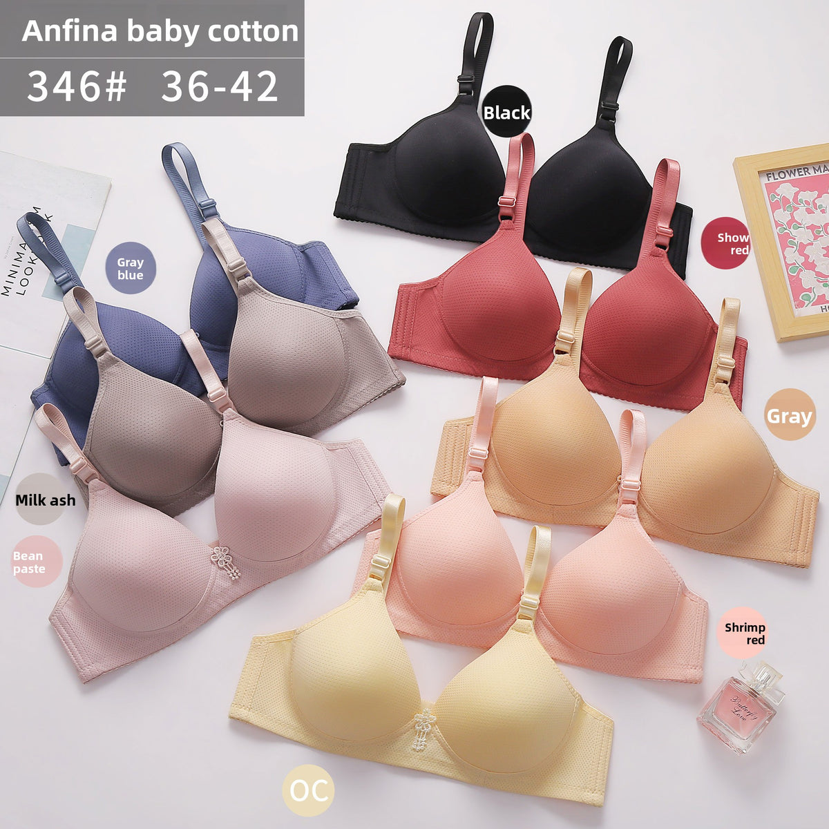 Underwear and bras for middle-aged and elderly women