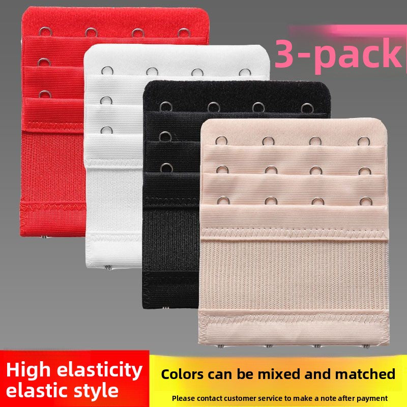 Underwear with extended row of buckles