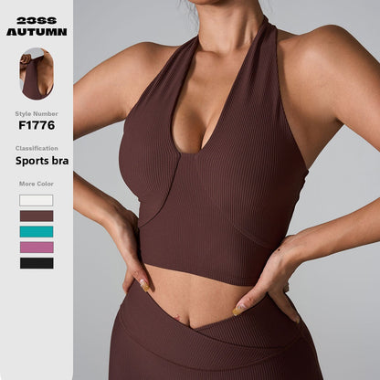 Underwear with neck strap yoga tank top