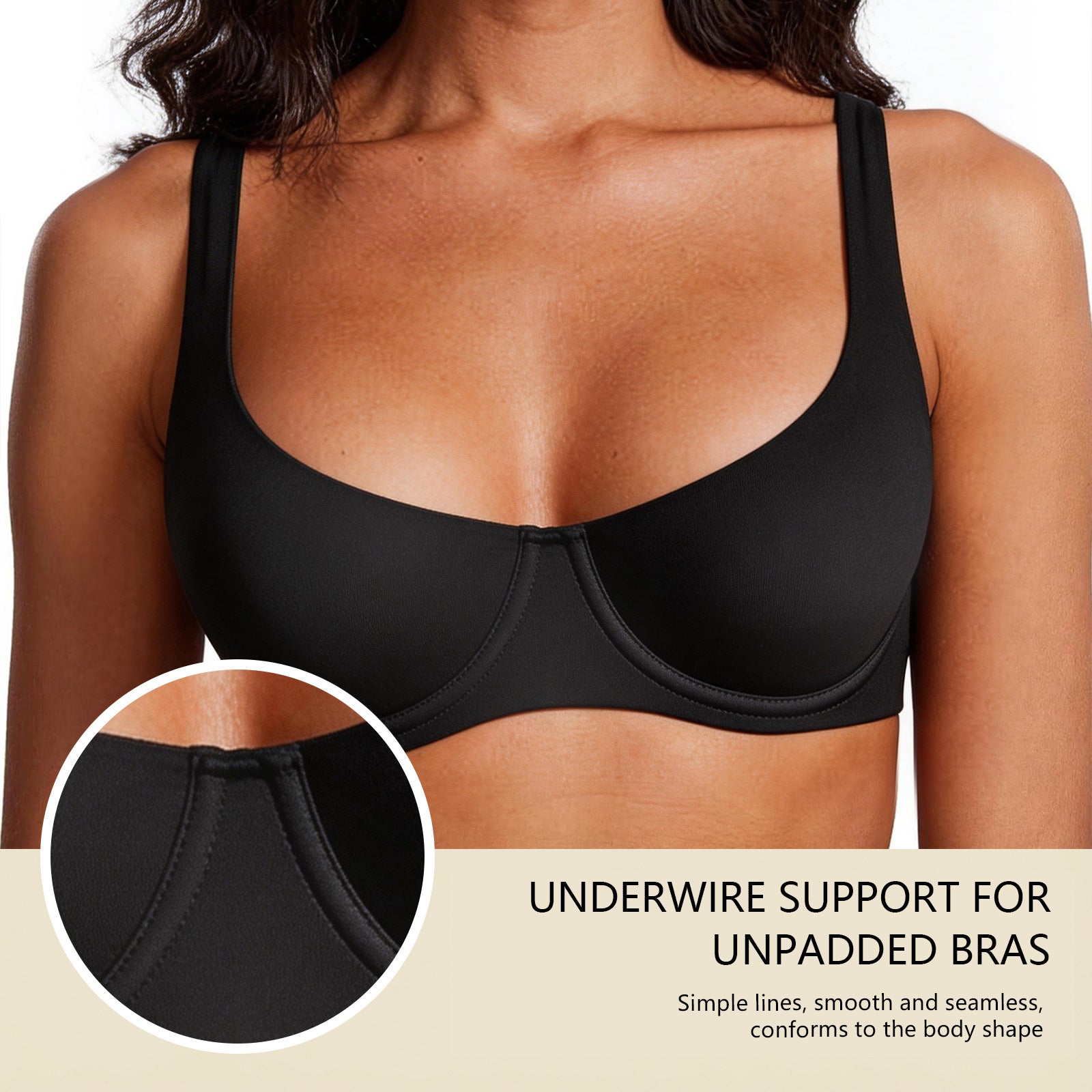 Underwire Support Comfort Bra