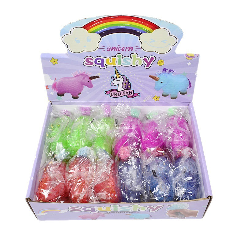 Unicorn Horse Squeeze Stress Relief Luminous Toy