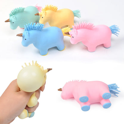 Unicorn Horse Squeeze Stress Relief Luminous Toy