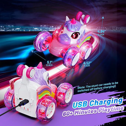 Unicorn Rolling Remote Control Car
