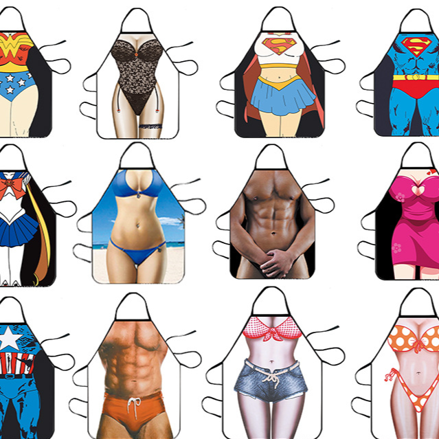 Unisex Cartoon Apron