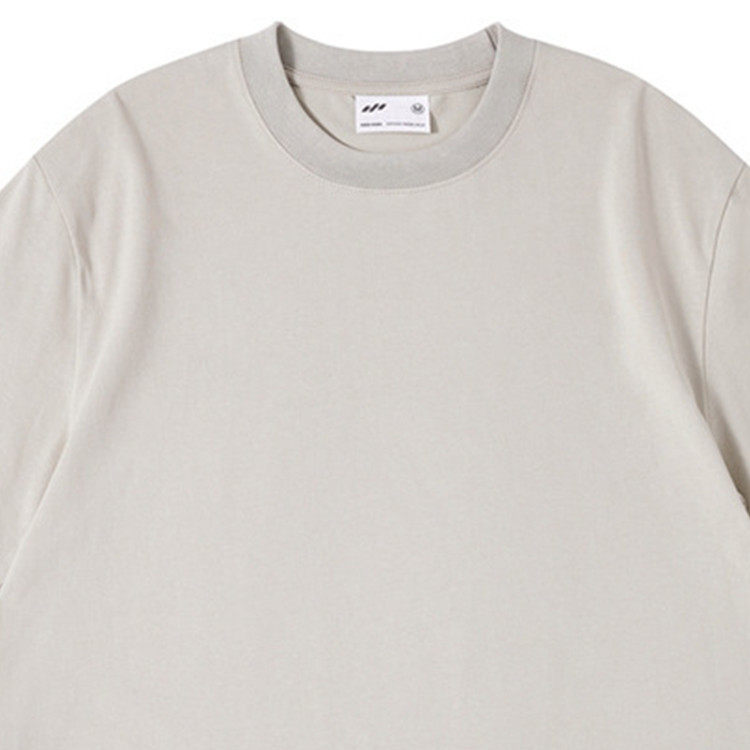 Unisex Couple Loose Half-Sleeve Round Neck Base Shirt