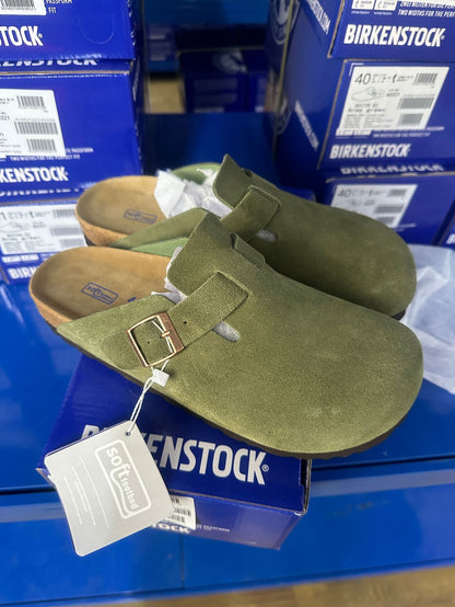 Unisex Cowhide Leather Slippers
