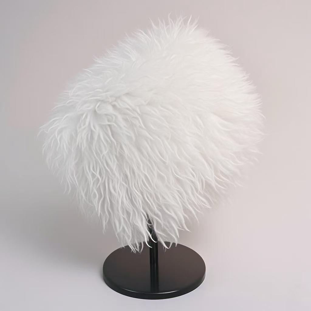 Unisex Festive Winter Wig Cap