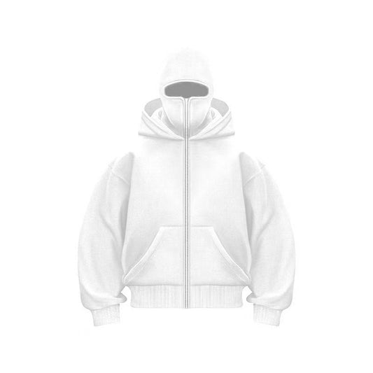 Unisex Fleece Hooded Sweatshirt with Zipper