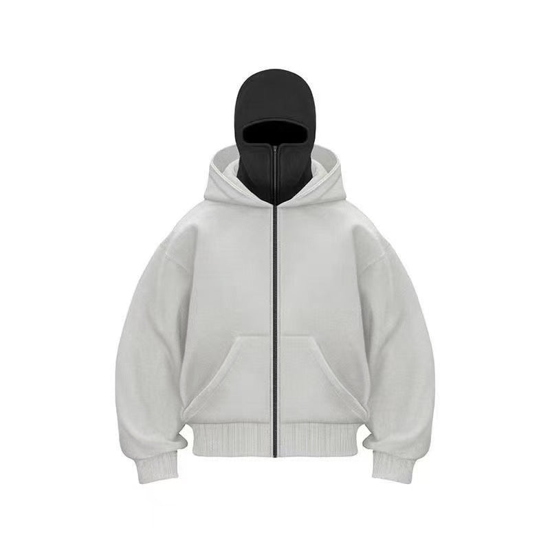 Unisex Fleece Hooded Sweatshirt with Zipper