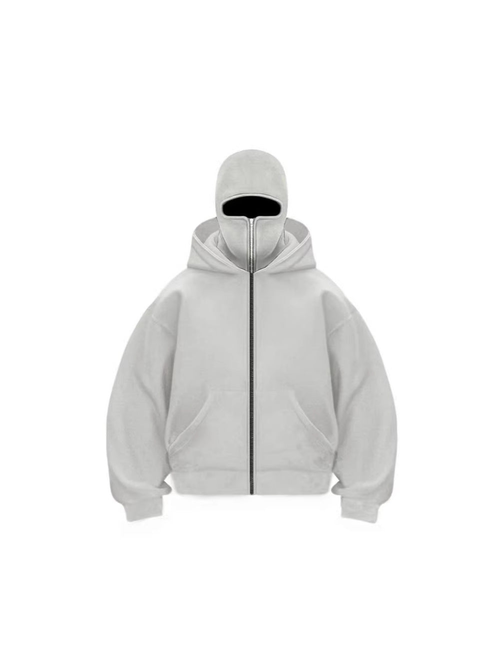 Unisex Fleece Hooded Sweatshirt with Zipper