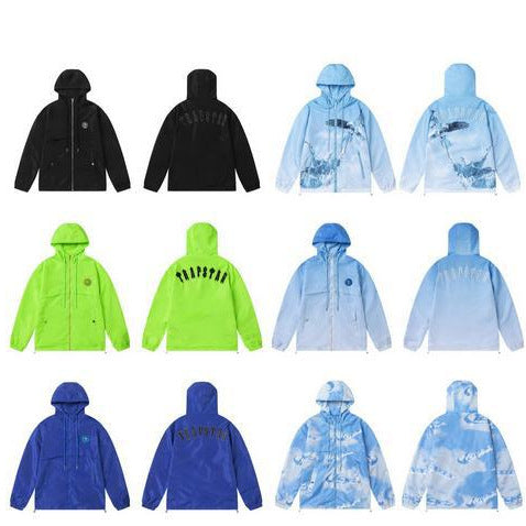 Unisex Hooded Sweatshirt Jacket in American Street Style