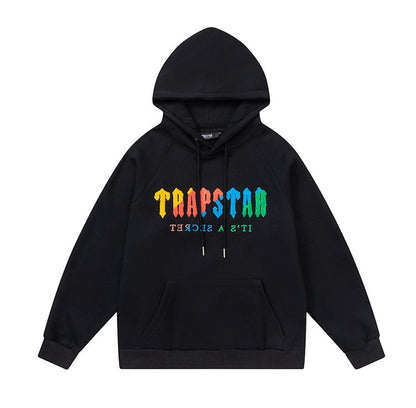 Unisex Hooded Sweatshirt Jacket in American Street Style