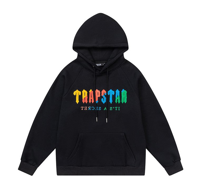 Unisex Hooded Sweatshirt Jacket in American Street Style
