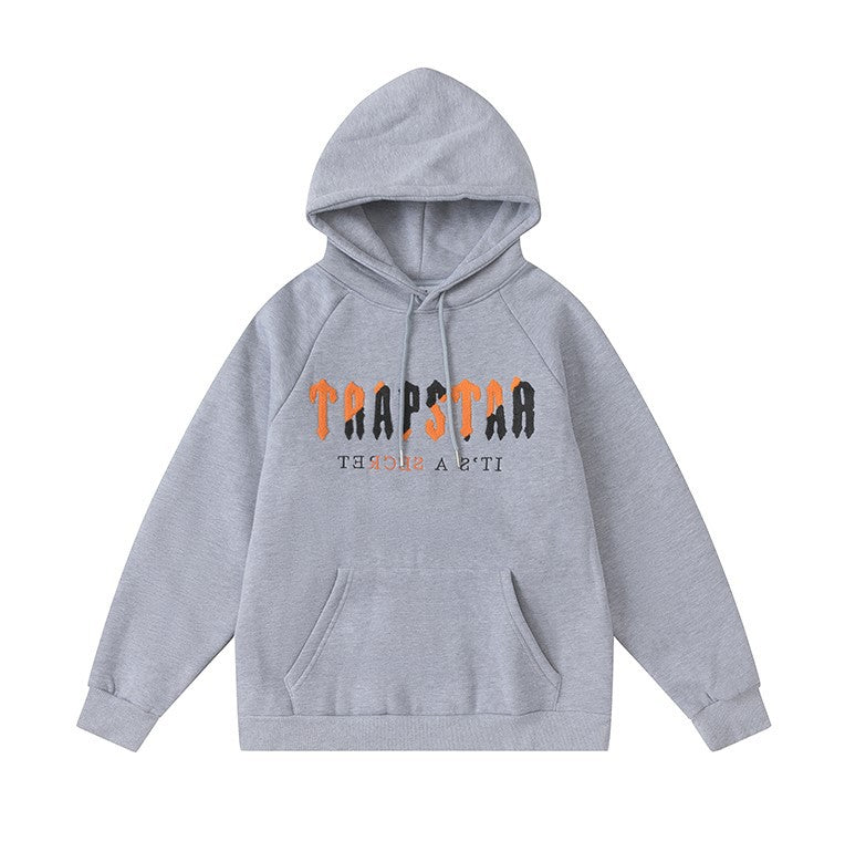 Unisex Hooded Sweatshirt Jacket in American Street Style