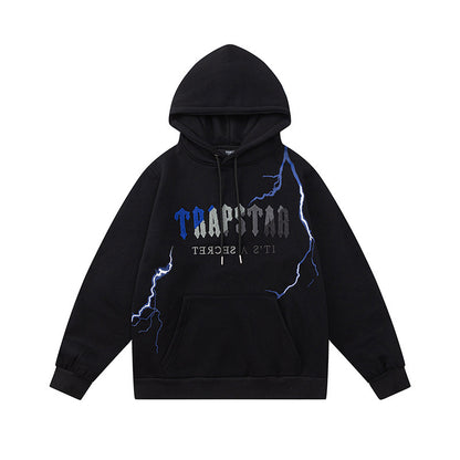 Unisex Hooded Sweatshirt Jacket in American Street Style
