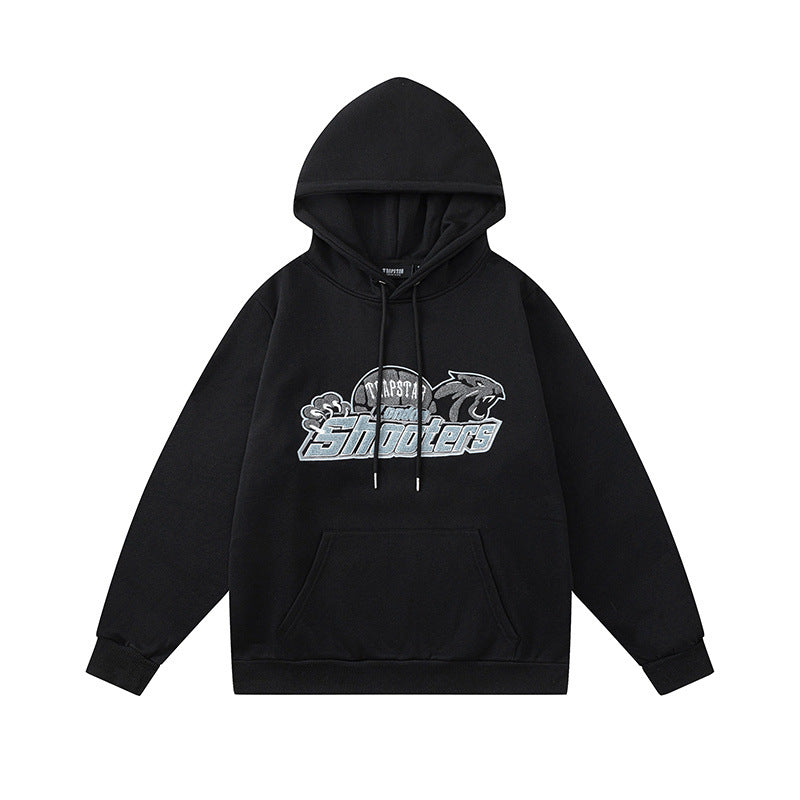 Unisex Hooded Sweatshirt Jacket in American Street Style