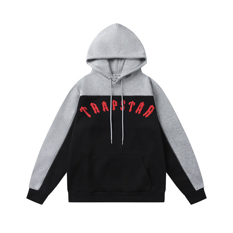 Unisex Hooded Sweatshirt Jacket in American Street Style