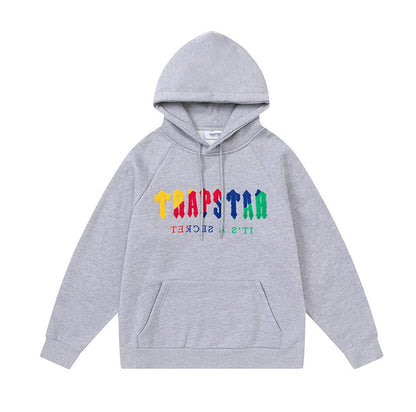 Unisex Hooded Sweatshirt Jacket in American Street Style
